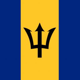 National flag of Barbados