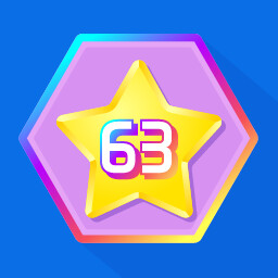 Get 63 stars (hexagon grid)