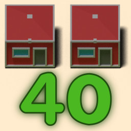 40 houses in sandbox