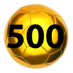 Five hundred goals