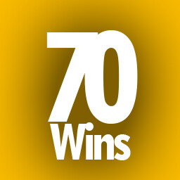 Win 70 times!