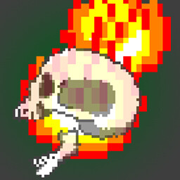 Big Flame Skull defeated!