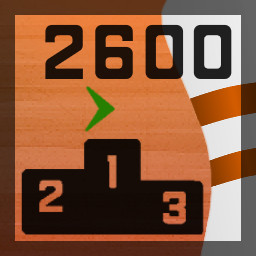 2600 Ranking Points