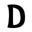 Letter D version 2