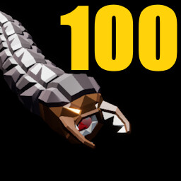 100 Scaly Worm Kills