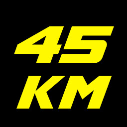 45 KILOMETER REACHED!