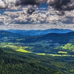 Sky and Mountain