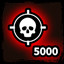 5,000 zombies