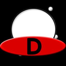 D Red UFO