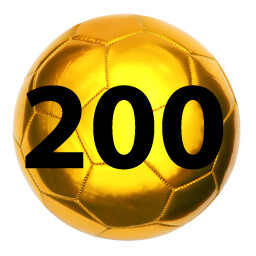 Two hundred goals