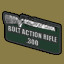 .300 Bolt Action Rifle (Winter Camo)