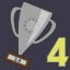 Fourth silver trophy!