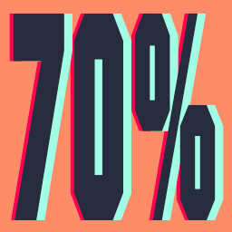 70%