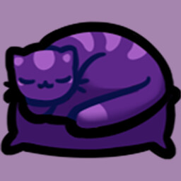 Purple kitten