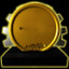 Frame in time gold trophy