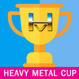 Gold Trophy Award Heavy Metal Cup