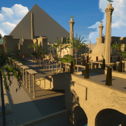 Pyramids and Oasis