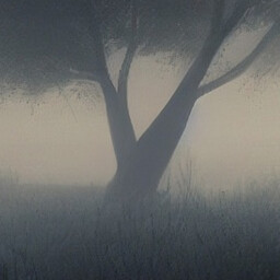 Misty tree