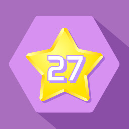 Get 27 stars (hexagon grid)