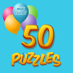 Complete 50 puzzles