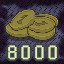 8000 Coins