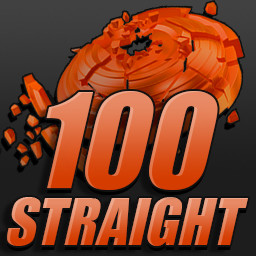 100 Straight