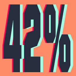 42%