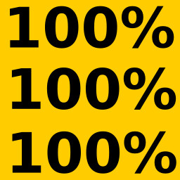 100%