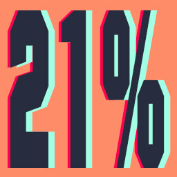 21%