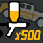 Paint 500 vehicle parts