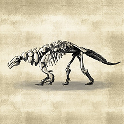 Dino with a long skull