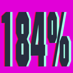 184%