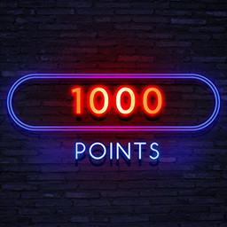 1 000 points