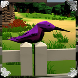 PURPLE BIRD !