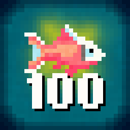 100 Golden Fish Clicked