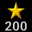 200 Stars Earned