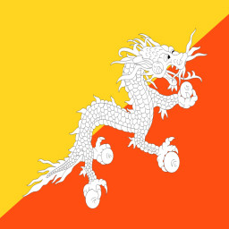 National flag of Bhutan