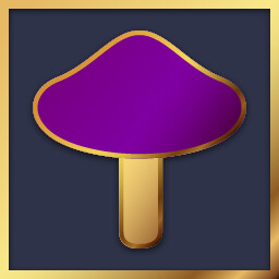 Purple mushroom