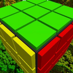 A solved cube