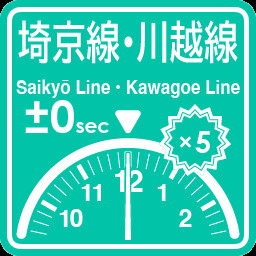 Saikyo Line Kawagoe Line punctuality expert