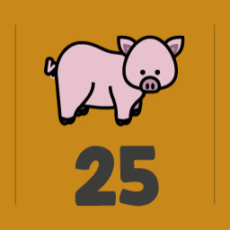 Oink oink 25!