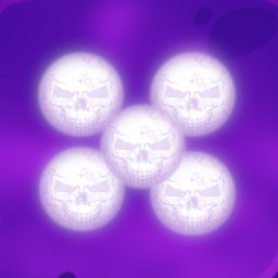 5 MOON SKULLS