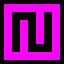 Nuttshell_Man Logo - Magenta/Black