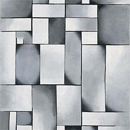 Van Doesburg Composition in Grey