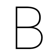 B