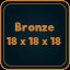 Bronze 18 x 18 x 18