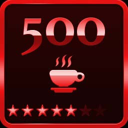 500 Coffee Sold