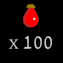 Delivered 100 potions!