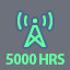 Streamed a total of 5000 hours.