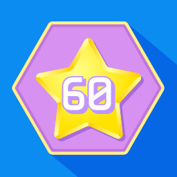 Get 60 stars (hexagon grid)